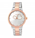 Tous Reloj Tous Bear Time bicolor de acero/IP rosado 900350315 900350315 Tous