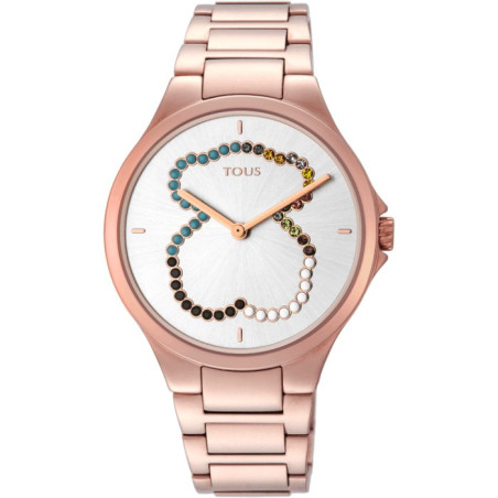 Tous Reloj Motion Straight oso de acero IP rosado con cristales 900350335 900350335 Tous Tous Reloj Motion Straight oso de acero IP rosado con cristales 900350335 900350335 Tous
