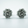 Pendientes Botón Charro en Plata de Ley 001-TUERCA | 8,13 € | Joyería Flores