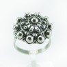 Anillo Botón Charro en Plata BC010-N | 33,12 € | Joyería Flores