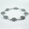 Pulsera botón charro en plata de ley 004D/P8S | 44,38 € | Joyería Flores