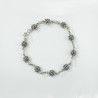 Pulsera botón charro en plata de ley 001-10 | 51,13 € | Joyería Flores