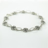Pulsera botón charro en plata de ley 001-10 | 51,13 € | Joyería Flores