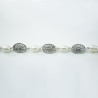 Pulsera botón charro perlas plata de ley F26P | 44,87 € | Joyería Flores