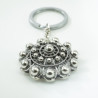 Llavero botón Charro Forrado en plata de ley 312 | 101,88 € | Joyería Flores