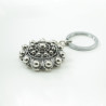 Llavero botón Charro Forrado en plata de ley 312 | 101,88 € | Joyería Flores