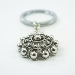 Llavero Botón Charro en Plata de Ley 010N | 33,63 € | Joyería Flores