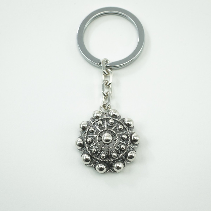Llavero Botón Charro en Plata de Ley 010N | 33,63 € | Joyería Flores Llavero Botón Charro en Plata de Ley 010N | 33,63 € | Joyería Flores