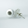 Pendientes Botón Charro en Plata de Ley 00-P.DISCO | 13,13 € | Joyería Flores