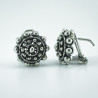 Pendientes Botón Charro en Plata de ley 009/OMEGA | 40,63 € | Joyería Flores