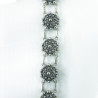 Pulsera Botón Charro en Plata de ley 008-N-P8D | 87,38 € | Joyería Flores