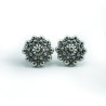 Pendientes Botón Charro en Plata de ley 008-N/P | 21,13 € | Joyería Flores