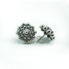 Pendientes Botón Charro en Plata de ley 008-N/P | 21,13 € | Joyería Flores