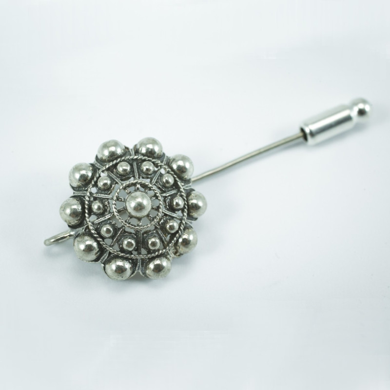 Broche Botón Charro en Plata de ley 008/N | 13,62 € | Joyería Flores
