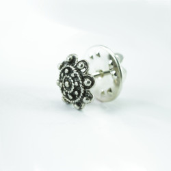 Pin Botón Charro en Plata de ley 003D | 5,63 € | Joyería Flores