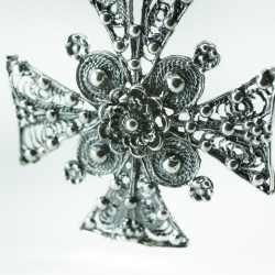 Cruz Botón Charro en Plata de ley 001400049 | 29,88 € | Joyería Flores
