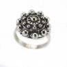 Anillo Botón Charro en Plata de ley BC008-N | 22,37 € | Joyería Flores