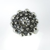 Anillo Botón Charro en Plata de ley BC008-N | 22,37 € | Joyería Flores