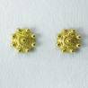Pendientes botón charro Oro de ley 311-4 | 138,63 € | Joyería Flores
