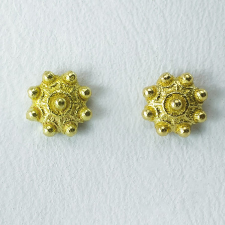 Charro Pendientes botón charro en oro de ley 311-6 311-6 BotonCharro Charro Pendientes botón charro en oro de ley 311-6 311-6 BotonCharro