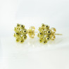 Pendientes botón charro Oro de ley 311-8 | 506,88 € | Joyería Flores