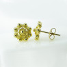 Pendientes botón charro Oro de ley 311-8 | 506,88 € | Joyería Flores