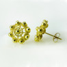 Pendientes botón charro Oro de ley 311-10 | 874,88 € | Joyería Flores