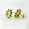 Pendientes botón charro Oro de ley 311-10 | 874,88 € | Joyería Flores
