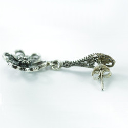 Pendientes botón charro plata FIA-113-PRESIO | 20,63 € | Joyería Flores
