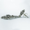 Pendientes filigrana botón charro plata 02-157 | 23,13 € | Joyería Flores