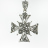 Colgante Cruz Botón Charro Plata de ley 001400050 | 36,19 € | Joyería Flores