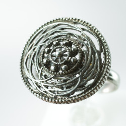 Anillo Botón Charro Plata BCSF/ESCALARIS | 32,38 € | Joyería Flores
