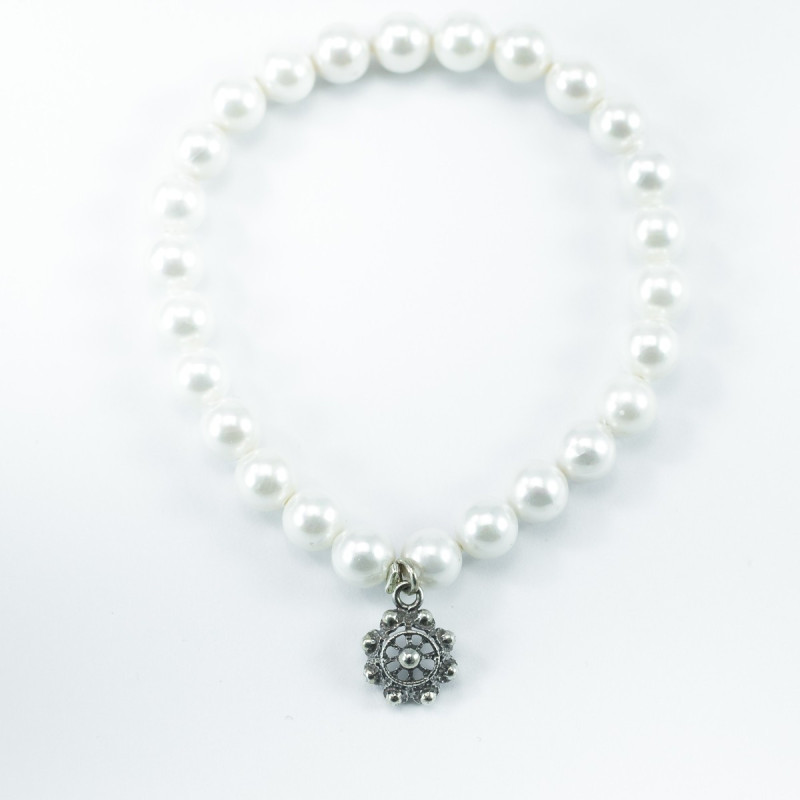Pulsera Botón Charro Perlas Elástica S1112P | 14,38 € | Joyería Flores Pulsera Botón Charro Perlas Elástica S1112P | 14,38 € | Joyería Flores