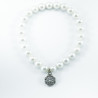 Pulsera Botón Charro Perlas Elástica S1112P | 14,38 € | Joyería Flores