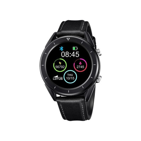 Lotus Reloj Unisex Acero inoxidable IP negro correa piel Lotus Smartime 50009/1 50009/1 Lotus Reloj Unisex Acero inoxidable IP negro correa piel Lotus Smartime 50009/1 50009/1