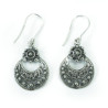 Pendientes largos botón charro plata de ley HPF96 | 16,88 € | Joyería Flores