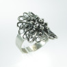 Anillo filigrana botón charro Plata de ley BC141-S | 30,63 € | Joyería Flores