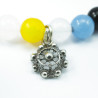Pulsera Botón Charro Multicolor Plata S1112-MC | 12,44 € | Joyería Flores