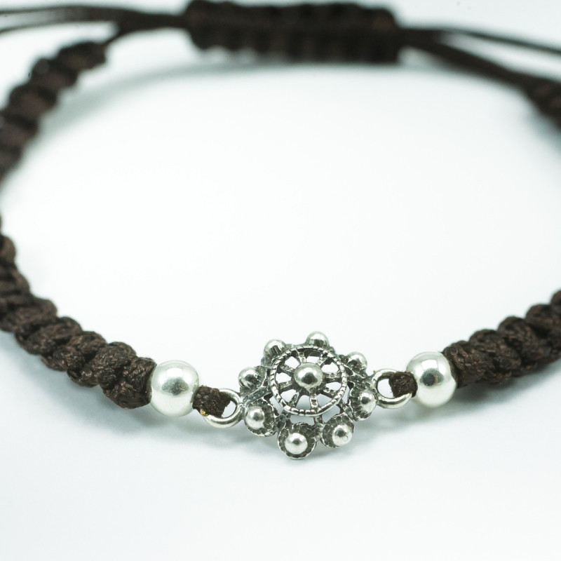 Pulsera Botón Charro Macrame Marrón S1217-M | 11,19 € | Joyería Flores Pulsera Botón Charro Macrame Marrón S1217-M | 11,19 € | Joyería Flores