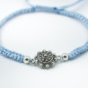 Pulsera Botón Charro Macrame Azul S1219-A | 14,94 € | Joyería Flores