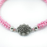 Pulsera Botón Charro macrame Rosa S1219-R | 14,94 € | Joyería Flores
