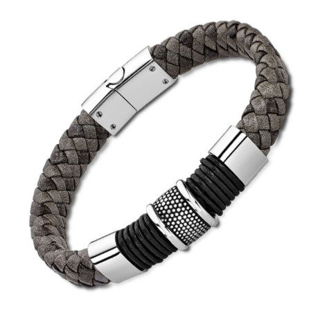Lotus Style Pulsera Lotus Style en Acero y Piel para Hombre LS2037-2/2 LS2037-2/2 Lotus Lotus Style Pulsera Lotus Style en Acero y Piel para Hombre LS2037-2/2 LS2037-2/2 Lotus