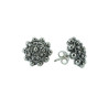 Pendientes Botón Charro Plata de ley 006-D | 16,13 € | Joyería Flores