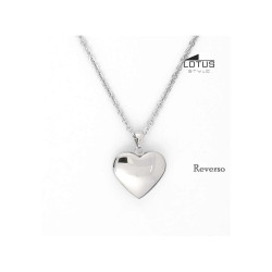 Collar Corazón Lotus Style Acero Mujer LS1768-1/1 | 29,00 € | Joyería Flores