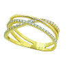 Sortija Entrelazada Oro Mujer 4535 | 297,50 € | Joyería Flores