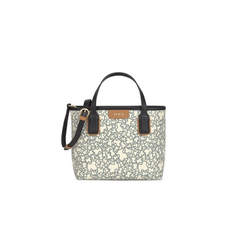 Capazo Tous pequeño beige y negro 195890543 | 129,00 € | Joyería Flores Capazo Tous pequeño beige y negro 195890543 | 129,00 € | Joyería Flores