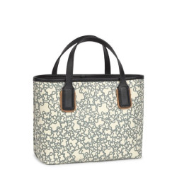 Capazo Tous pequeño beige y negro 195890543 | 129,00 € | Joyería Flores