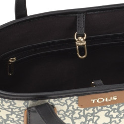 Capazo Tous pequeño beige y negro 195890543 | 129,00 € | Joyería Flores