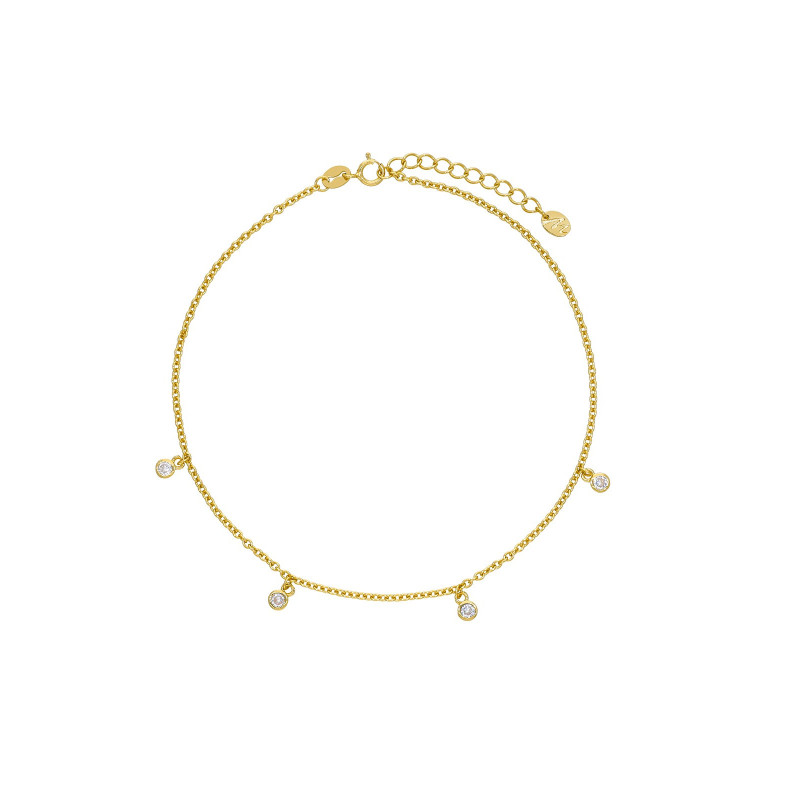 Tobillera Marea Rayo Plata Circonitas D02009/AH | 29,90 € | Joyería Flores