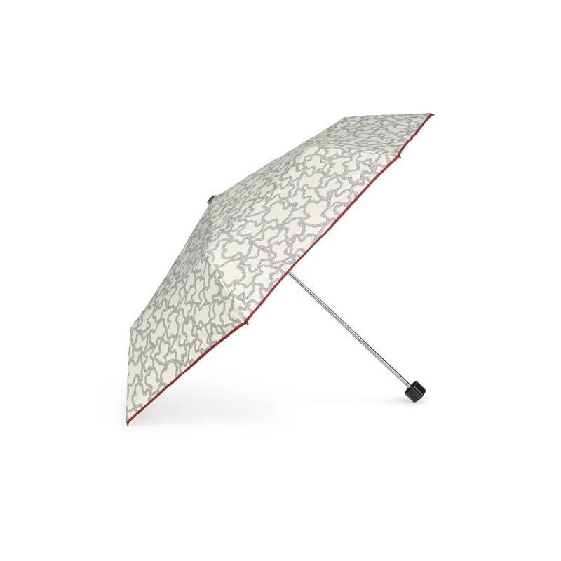 Paraguas plegable Tous beige y negro 195990023 | 59,00 € | Joyería Flores Paraguas plegable Tous beige y negro 195990023 | 59,00 € | Joyería Flores